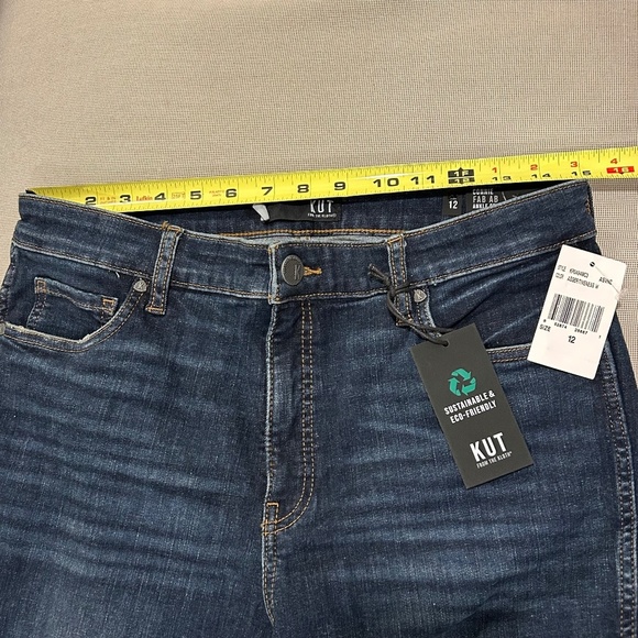 NWT Kut From the Kloth Jeans Connie High Rise Fab Ab Ankle Skinny Size 12 - Picture 7 of 15